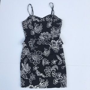 Black and white dress